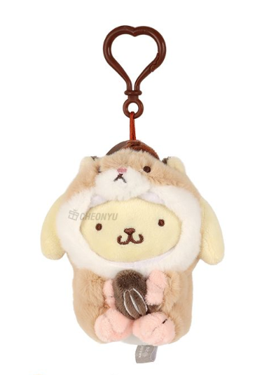 Sanrio Hamster Bag Charm 9cm_ Pompompurin