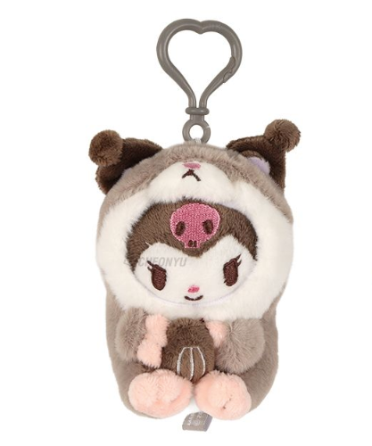 Sanrio Hamster Bag Charm 9cm_  Kuromi