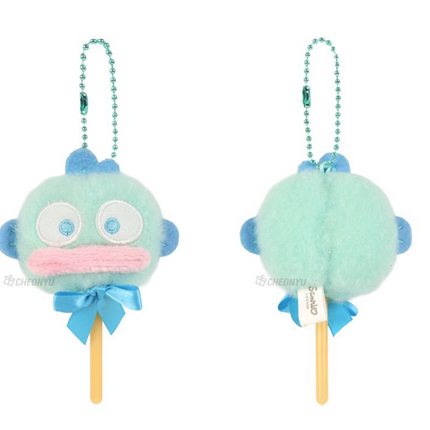 Sanrio Cotton Candy Bag Charm 5cm_ Hangyodon