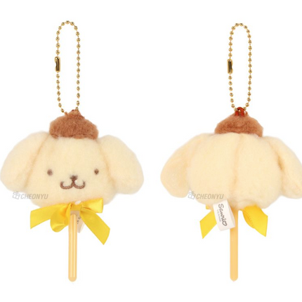 Sanrio Cotton Candy Bag Charm 5cm_ Pompompurin