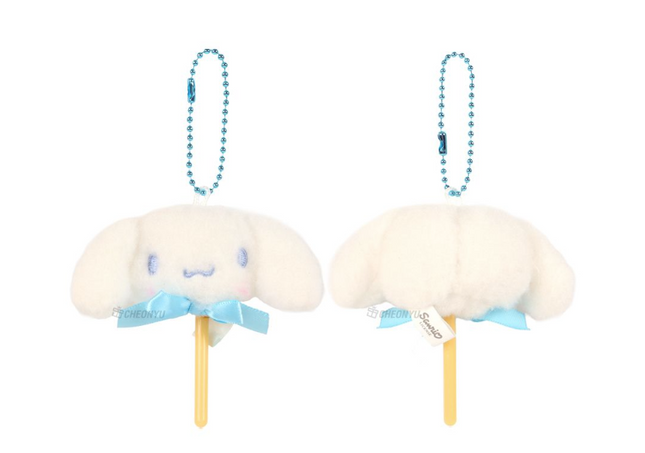 Sanrio Cotton Candy Bag Charm 5cm_ Cinnamoroll
