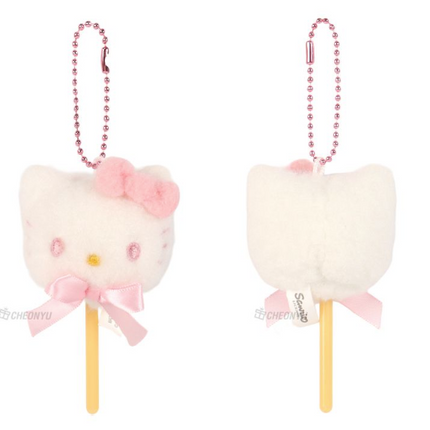 Sanrio Cotton Candy Bag Charm 5cm_ Hello Kitty