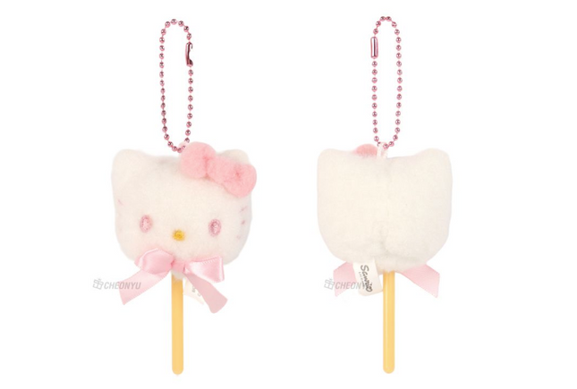 Sanrio Cotton Candy Bag Charm 5cm_ Hello Kitty