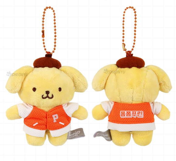 Sanrio Campus Bag Charm 9cm_ Pompompurin