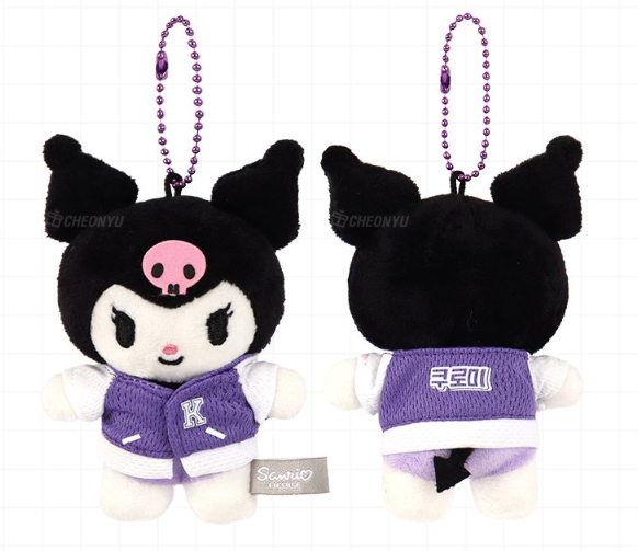 Sanrio Campus Bag Charm 9cm_ Kuromi