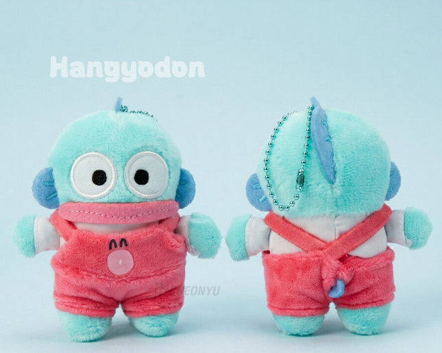 Sanrio Shoulder strap Keychain 10cm_ Hangyodon