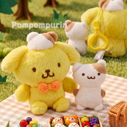 Sanrio Friends Picnic Keychain 13cm_Pompompurin