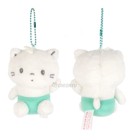 Sanrio Nyaninyunyenyon Bag Charm 8cm_ Nya(Mint)