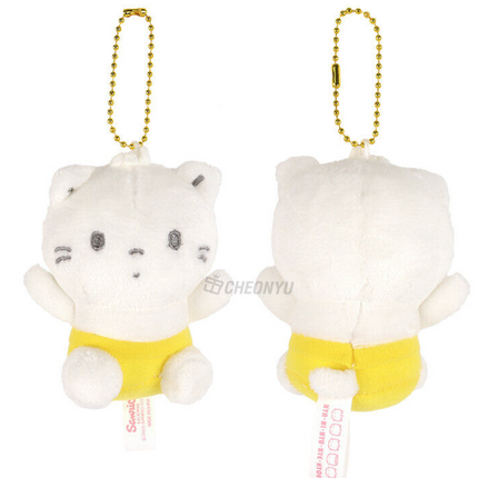 Sanrio Nyaninyunyenyon Bag Charm 8cm_ Nyu(Yellow)
