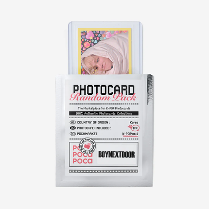 POCA MARKET Photo Card Random Pack 1ea (Girl group) (VERSION : aespa)