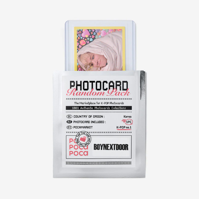 POCA MARKET Photo Card Random Pack 1ea (Boy group) (VERSION : STRAY KIDS)