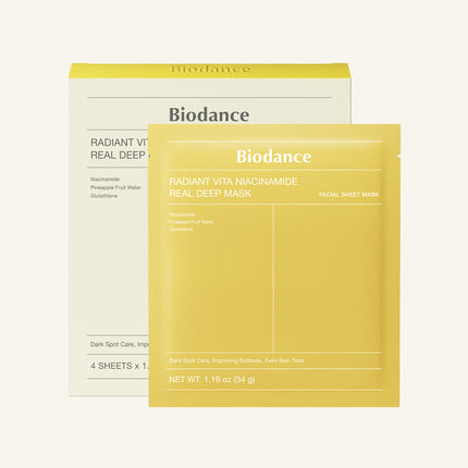 [BIODANCE] Radiant Vita Niacinamide Real Deep Mask