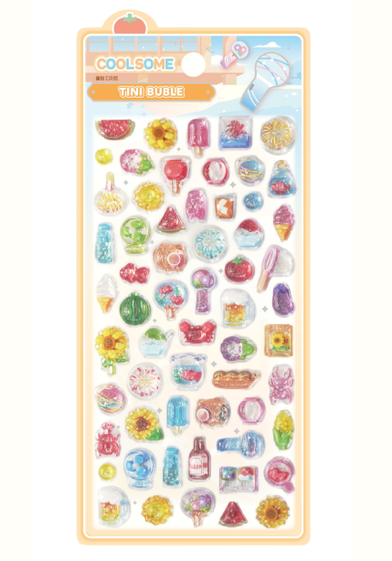 3D Crystal Sticker Cool Some Seires - Dessert