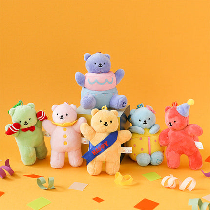 Jelly bear stuffed toy keyring - 04 Soda