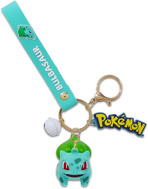 KANTO Region POKEMON Strap Figure Keyring - Bulbasaur