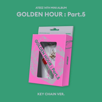 ATEEZ - 14th Mini Album [GOLDEN HOUR : Part.5] (KEY CHAIN Ver.)