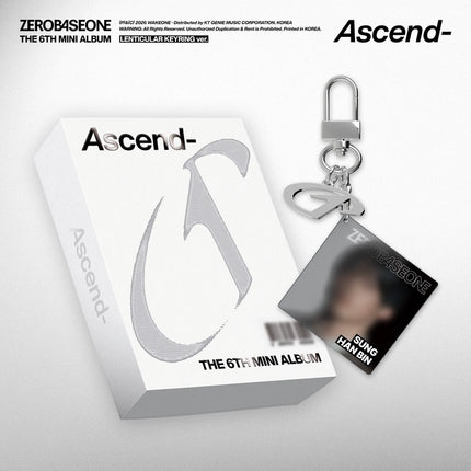 ZEROBASEONE - The 6th Mini Album [Ascend-] LENTICULAR KEYRING Ver.