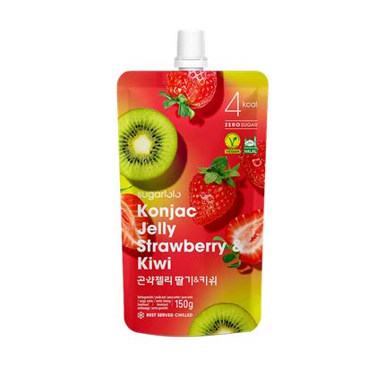 [Sugarlolo] Konjac Jelly Kiwi+Strawberry 150g
