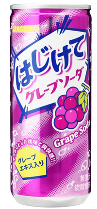 Hajikete Grape Soda 250ml