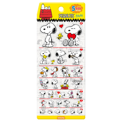 Snoopy 5-Size Sticker -  Snoopy