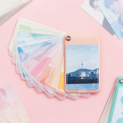 photo card swatch album - pink