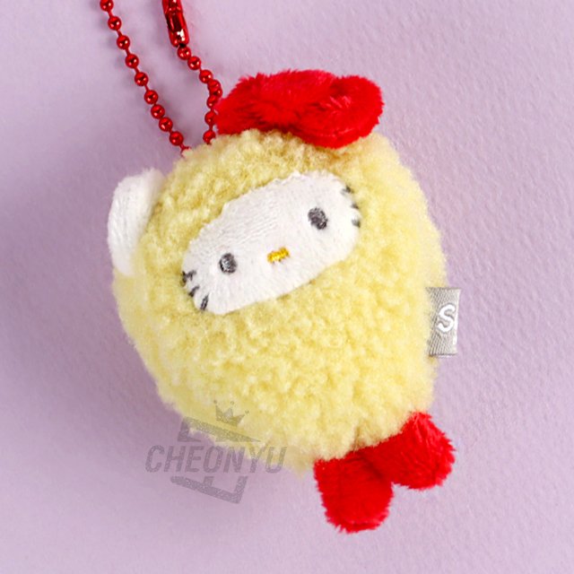 Sanrio Characters Keychain 8cm - Hello Kitty fried shrimp