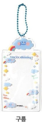 Clear Photocard Holder - cloud