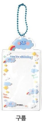 Clear Photocard Holder - cloud