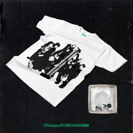 P1Harmony - 8th Mini Album [DUH!] (Plain White T Ver.)