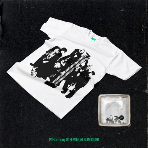P1Harmony - 8th Mini Album [DUH!] (Plain White T Ver.)