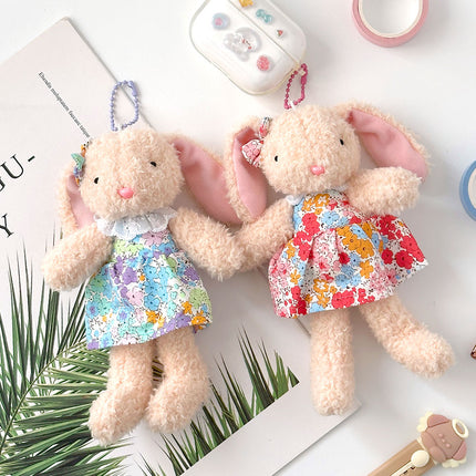 Hug Rabbit Doll Keyring