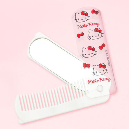 Sanrio - Sanrio Hello Kitty Folding Comb and Mirror Set