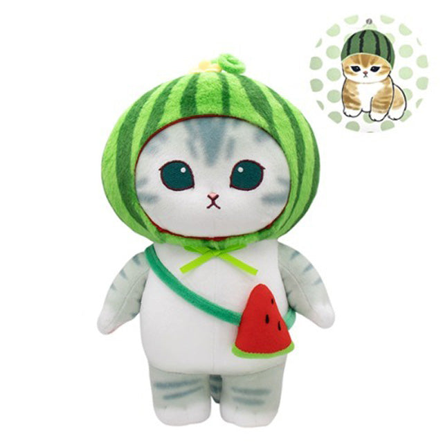 Mofusand Fruit Costume Medium Plush 28cm _  Watermelon