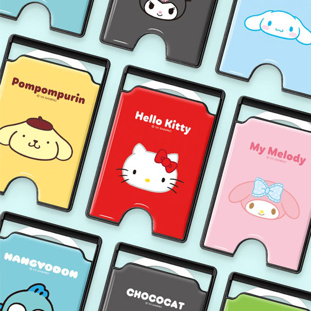 Sanrio Characters Head MagSafe  Epoxy Card Holder - Hello Kitty