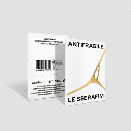 LE SSERAFIM - 2nd Mini Album [ANTIFRAGILE] (WEVERSE ALBUMS Ver.)