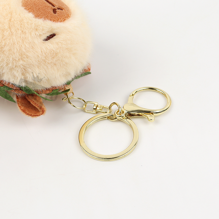 CAPYBARA - Flower Necklace Capybara Keyring, Random