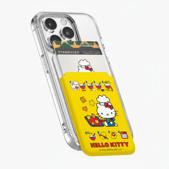 Hello Kitty Recipe Magsafe Card Slot (Matte) - Yellow