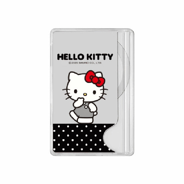 Hello Kitty Gray Magsafe Card Slot (Matte) - Black