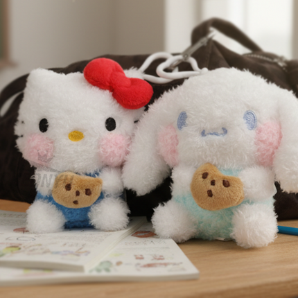 Sanrio Chubby Cheeks Bag Charm 13cm - Cinnamoroll