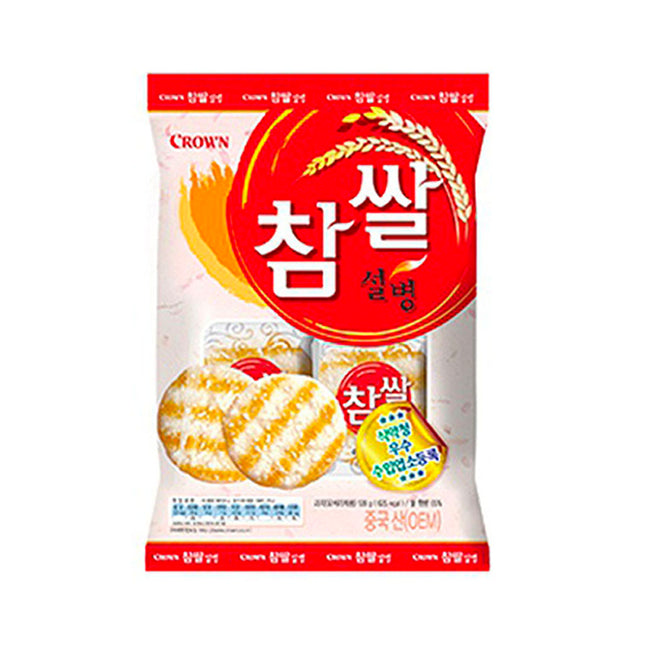 [CROWN] Rice Cracker (Chamssal Seolbyung) 128g