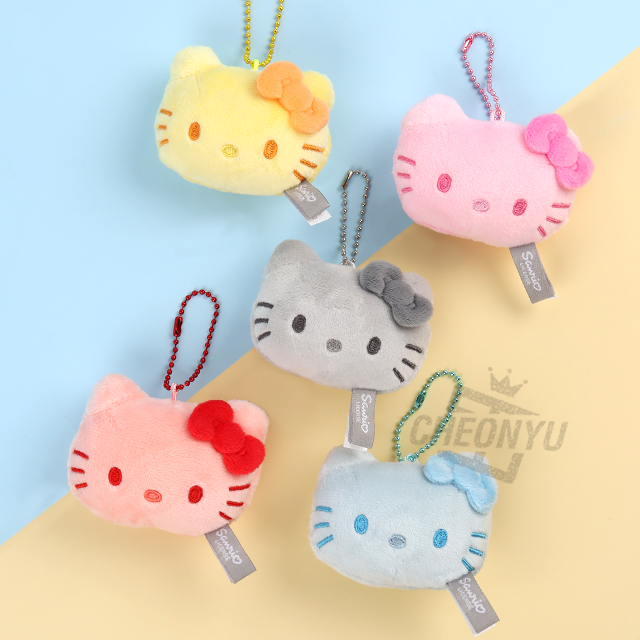Sanrio - Hello Kitty Colored Face Mascot Keyring