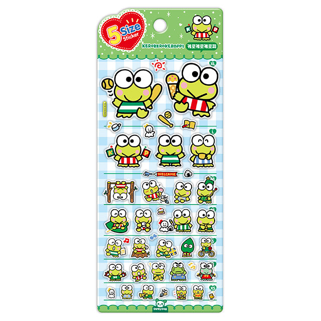 Sanrio 5-Size Sticker_Keroppi