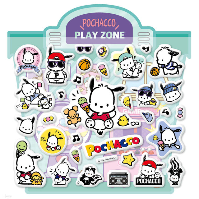 Pochacco Mini Puffy Stickers