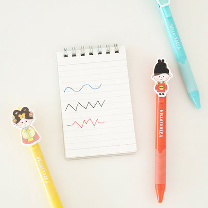 Hello Korea 3 color Gel Pen -  So wol