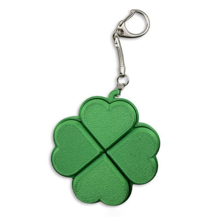 Four-Leaf Clover Clicker Keychain