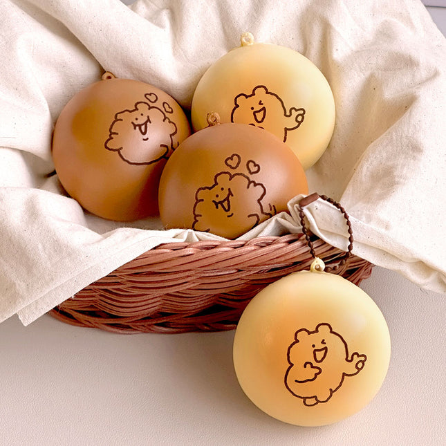 Gomdolhee Morning Bread Squish Keyring, Random