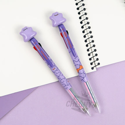 POKEMON Ditto 3-Color Ink Ballpoint Pen