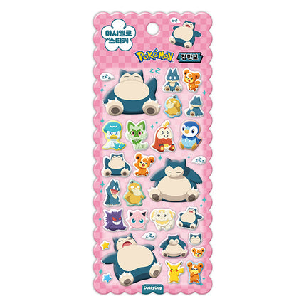 Pokemon Marshmallow Stickers - Snorlax