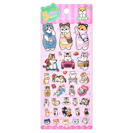 mofusand - mofusand 5-Size Sticker School Friends