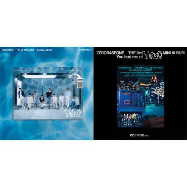 ZEROBASEONE - 3rd Mini Album [You had me at HELLO] (ECLIPSE ver./SUNSHOWER ver.)